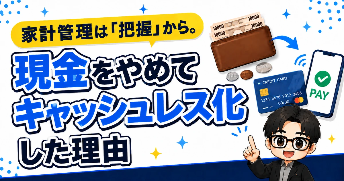 家計管理は「把握」から。現金をやめてキャッシュレス化した理由
